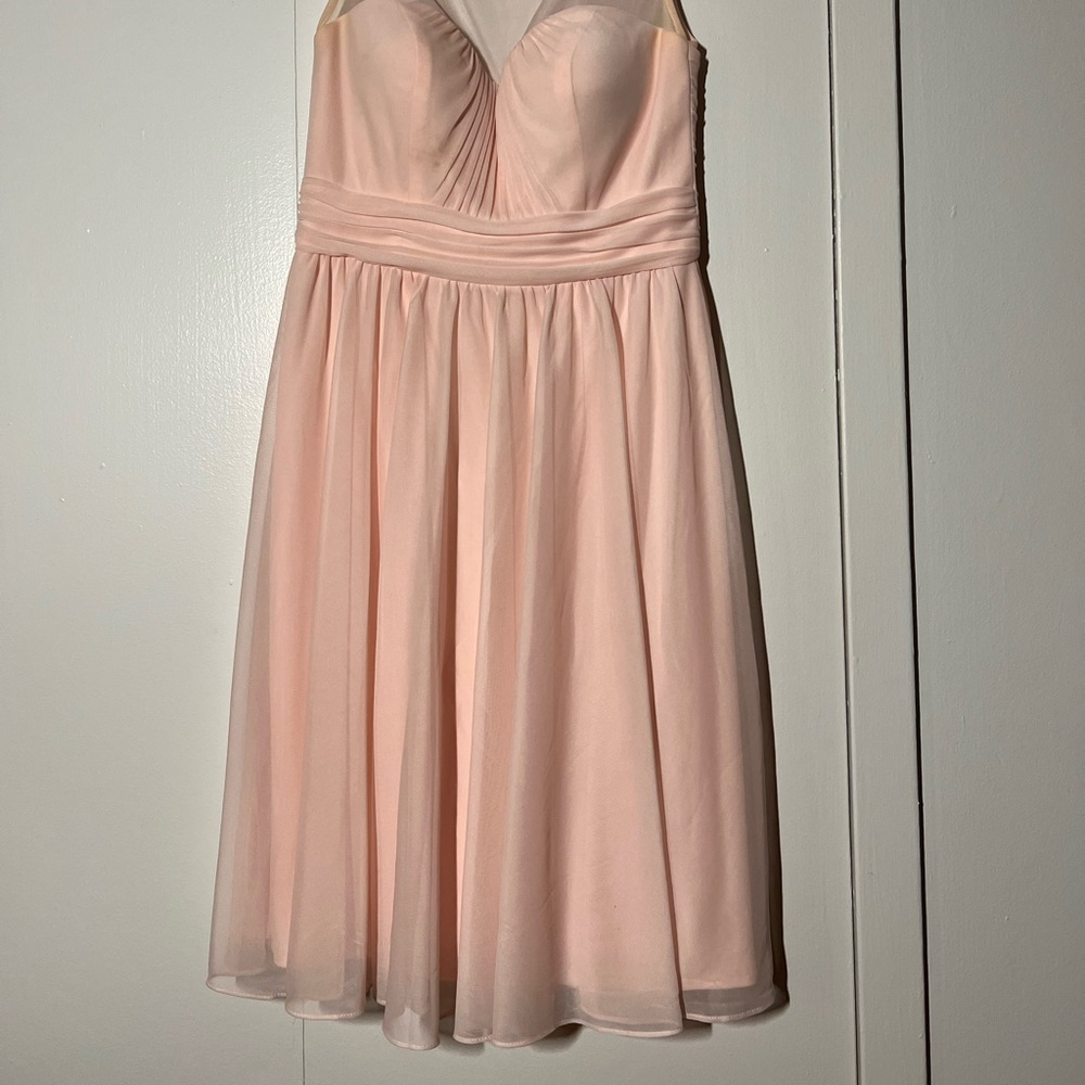 Pink A-line dress